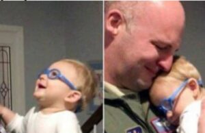 Μωράκι βλέπει για πρώτη φορά τον μπαμπά του και λιώνει στην αγκαλιά του Μωράκι-βλέπει-για-πρώτη-φορά-τον-μπαμπά-του-και-λιώνει-στην-αγκαλιά-του