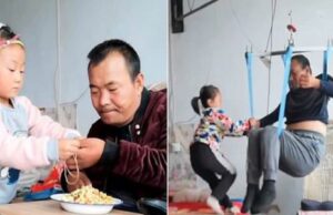 Κορίτσι 6 ετών φροντίζει ολομόναχη τον παράλυτο μπαμπά της αφού η μητέρα της τους παράτησε κι έφυγε Κορίτσι-6-ετών-φροντίζει-ολομόναχη-τον-παράλυτο-μπαμπά-της-αφού-η-μητέρα-της-τους-παράτησε-κι-έφυγε