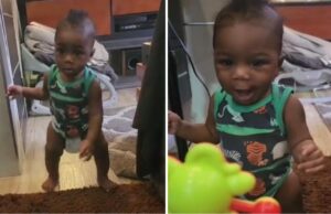 Μωράκι 6 μηνών στάθηκε όρθιο και περπάτησε… χωρίς να το κρατάει κανείς! Μωράκι-6-μηνών-στάθηκε-όρθιο-και-περπάτησε…-χωρίς-να-το-κρατάει-κανείς!