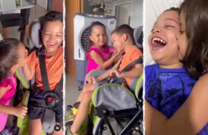 Το πιο γλυκό βίντεο: κοριτσάκι φροντίζει τον κολλητό της που έχει εγκεφαλική παράλυση