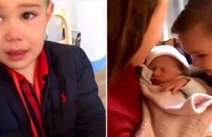 Γνώρισε τη νεογέννητη αδερφή του και έβαλε τα κλάματα από συγκίνηση