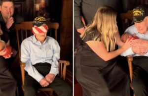 Παππούλης 101 ετών γνωρίζει την νεογέννητη δισέγγονή του και κλαίει από χαρά!