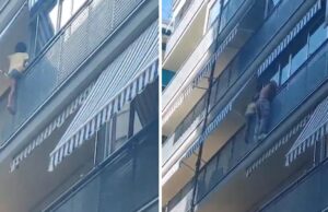 Νεαρός έσωσε 6χρονο που κρεμάστηκε από μπαλκόνι του 2ου ορόφου