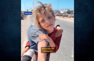 Συγκλονιστικό βίντεο: Κοριτσάκι στην Γάζα κουβαλάει ώρες την τραυματισμένη αδερφή του για να την πάει στο νοσοκομείο