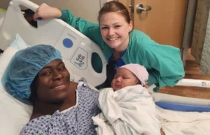 Μαμά στη Φλόριντα γέννησε μωρό-γίγαντα 6,3 κιλών και έσπασε το ρεκόρ του μαιευτηρίου