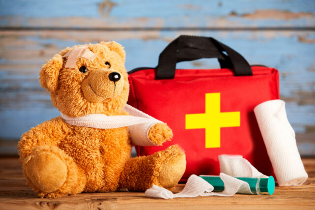 Paediatric,Healthcare,Concept,With,A,Little,Teddy,Bear,With,Its