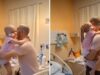 Κοριτσάκι με καρκίνο αγκαλιάζει ξανά τον μπαμπά του μετά από 22 ολόκληρες μέρες!