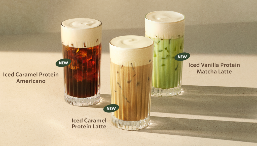 &Eta; Starbucks &pi;&alpha;&rho;&omicron;&upsilon;&sigma;&iota;ά&zeta;&epsilon;&iota; &tau;&eta; &nu;έ&alpha; &sigma;&epsilon;&iota;&rho;ά Protein Beverages &kappa;&alpha;&iota; &tau;&omicron; Protein Cold Foam add‑on