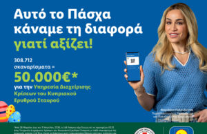 Η Lidl Κύπρου ενισχύει τον Κυπριακό Ερυθρό Σταυρό με 50.000€ μέσω της πασχαλινής της ενέργειας