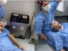 «Έπεσε» πριν προλάβει να δει το μωρό: Ο πατέρας που λιποθύμησε στην καισαρική και έγινε viral