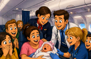 Γέννησε στα 10.000 μέτρα: Μωρό ήρθε στον κόσμο μέσα σε πτήση!