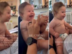 Mωράκι με σύνδρομο Down φωνάζει για 1η φορά τον μπαμπά του κι εκείνος λιώνει!