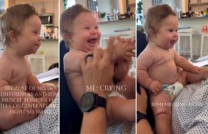 Mωράκι με σύνδρομο Down φωνάζει για 1η φορά τον μπαμπά του κι εκείνος λιώνει!