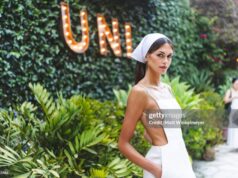 Η Kaia Gerber φόρεσε Calvin Klein Collection στο Summer Uni Party
