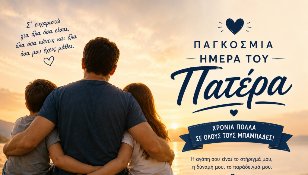 &Pi;&alpha;&gamma;&kappa;ό&sigma;&mu;&iota;&alpha; &Eta;&mu;έ&rho;&alpha; &tau;&omicron;&upsilon; &Pi;&alpha;&tau;έ&rho;&alpha;: &Mu;&iota;&alpha; &gamma;&iota;&omicron;&rho;&tau;ή &alpha;&gamma;ά&pi;&eta;&sigmaf;, &pi;&rho;&omicron;&sigma;&phi;&omicron;&rho;ά&sigmaf; &kappa;&alpha;&iota; &alpha;&phi;&omicron;&sigma;ί&omega;&sigma;&eta;&sigmaf;